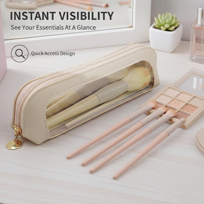 2-Pack Portable Cosmetic Storage Bag, Zipper Storage Bag , Versatile Storage Stationery, Travel Storage Bag