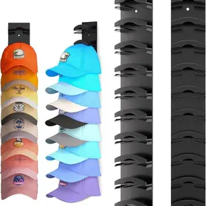 Baseball Cap Display Shelf - Sleek Wall-Mounted Organizer to Showcase & Store 20 Hats, Modern Home Decor for Bedroom/Office, Perfect Gift for Cap Collectors