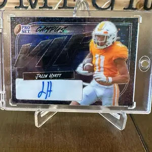 Jalin Hyatt - 2023 Pro Set Campus VIP Autograph 2/8 #VIP-JH2