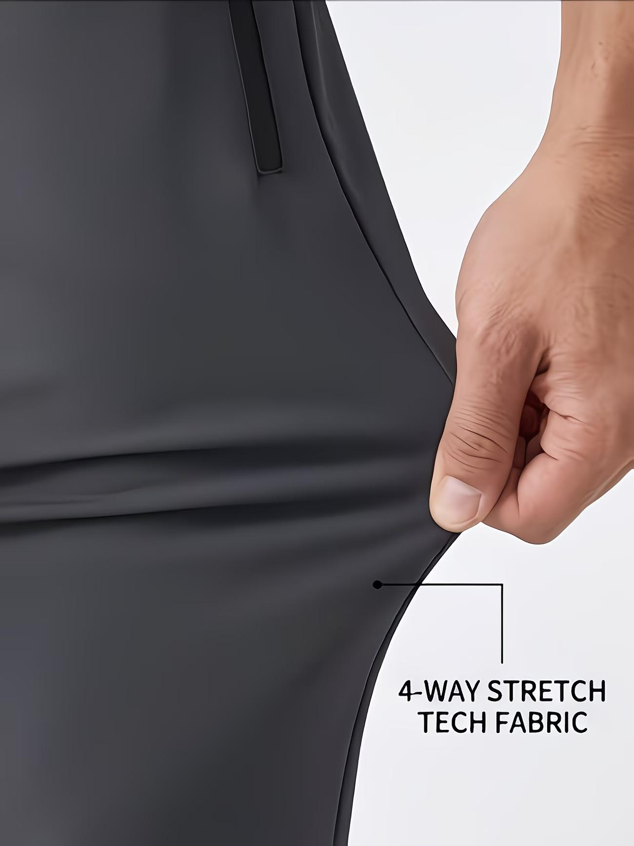 2-pack men’s sports casual pants: jogging athletic long pants, everyday casual pants, breathable and comfortable pants suitable for outdoor activities