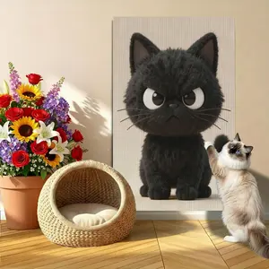 Self Adhesive Cat Scratching Board for Indoor Cats, Cat Scratch Pad for Wall Corner Sofa and Furniture Protection, Durable Cat Scratching Mat for Claw Grinding, Interactive Cat Climbing Mat and Cat Play Area Decor