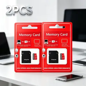 Two Pack 1TB micro tf Tf Sd Cards with Sd Card Adapter, Flash Sd Card as Storage Expansion Card, sd memory card stores monitor files, Microsdxc Card holds car audio footage, micro sd card saves camera shots, sd card backs up phone & laptop media