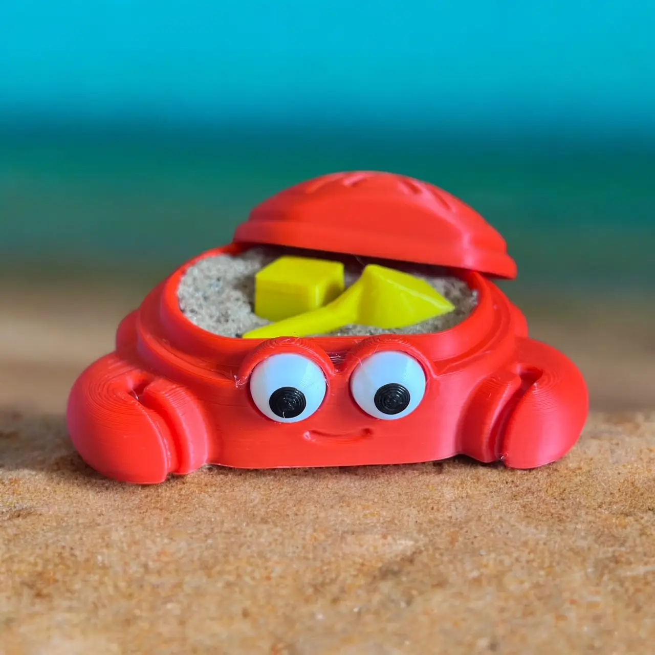 Nostalgic Crab Sandbox Desktop Zen Garden Set now with Valentine's Colors!