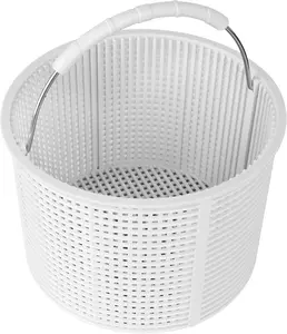 Skimmer Basket Replacement for Inground Pools, Compatible with Hayward SPX1082CA, B-152, SP1082, SP1083, SP1084, SP1075 - 2026 Upgraded Pool Skimmer Basket with Handle & Rubber Grip