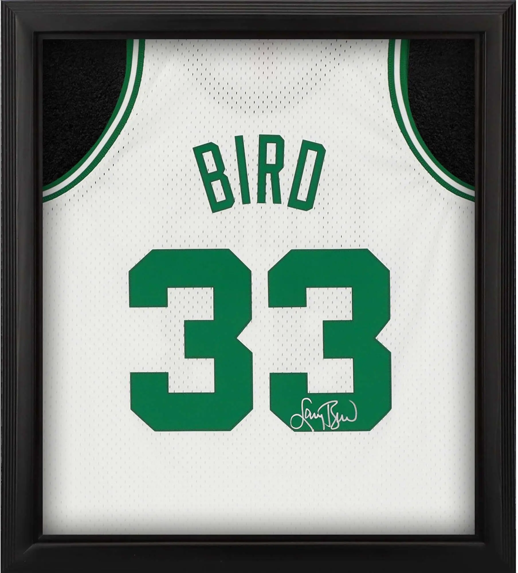 Larry Bird Boston Celtics Framed Autographed Mitchell & Ness White 1985-1986 Swingman Jersey Shadowbox - Fanatics Authentic Certified