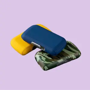 PuffDock, Empty portable storage box. Weatherproof lighter material, Empty side-flip storage box, portable storage box indoor and outdoor. Storage box with USB charger. Storage Case. (Without Pre-Roll) Organiser