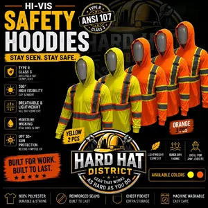 ST908 5pc Reflective shirt with hood
