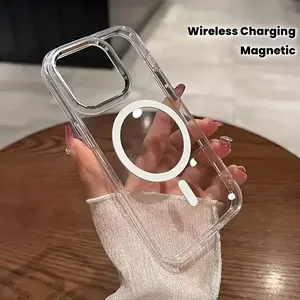 Phone Case - A Magnetic Case Designed to Prevent Yellowing for iPhone 17 E Air Pro ProMax iPhone16 15 14 Plus 13 12 11 X XS XR Series| Certified Magnetic, Shock-Resistant, And Ultra-Slim for Wireless Charging