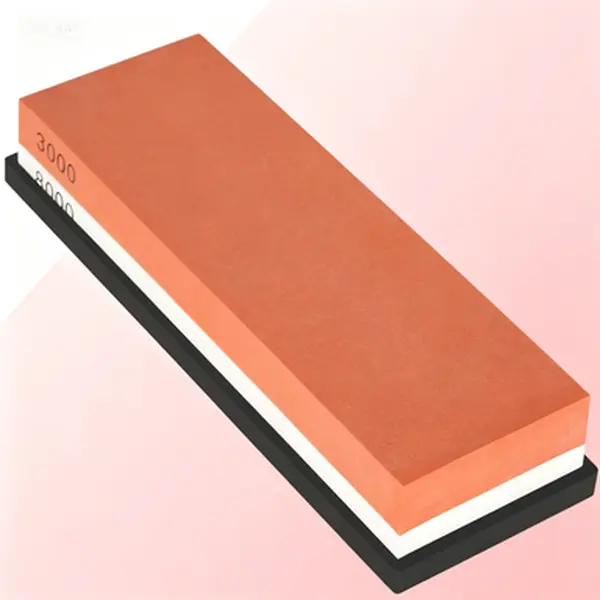 Dual Sided Sharpening Stone 3000-8000 Grit, Premium Whetstone Knife Sharpener for Kitchen Knives, Non-Slip Base Waterstone with Angle Guide, Reusable Sharpening Tool for Chef Knives and Blades