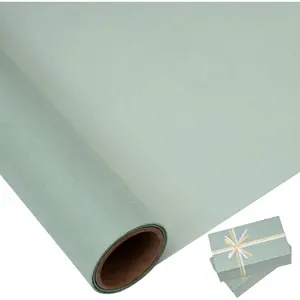 Sage Green Pearlescent Tissue Paper Roll | 17in x 33ft, Elegant Metallic Tissue Paper for  Bags,  Wrapping, Flower Packaging, Craft Projects, Wedding, Birthday, Holiday, Party Decor