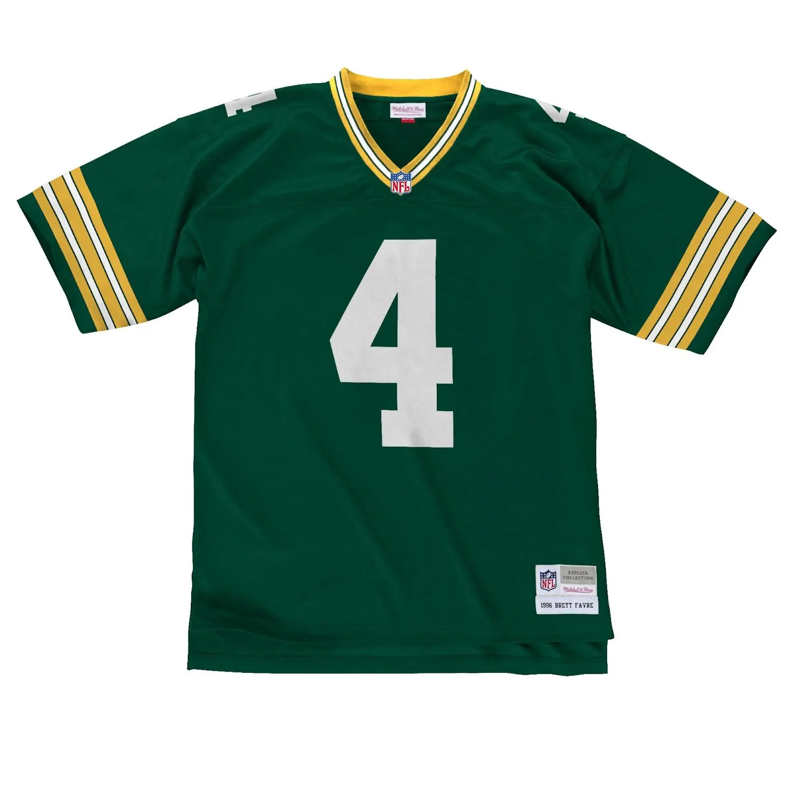Brett Favre Green Bay Packers 1996 Green Legacy Jersey NFL Throwback Mitchell & Ness