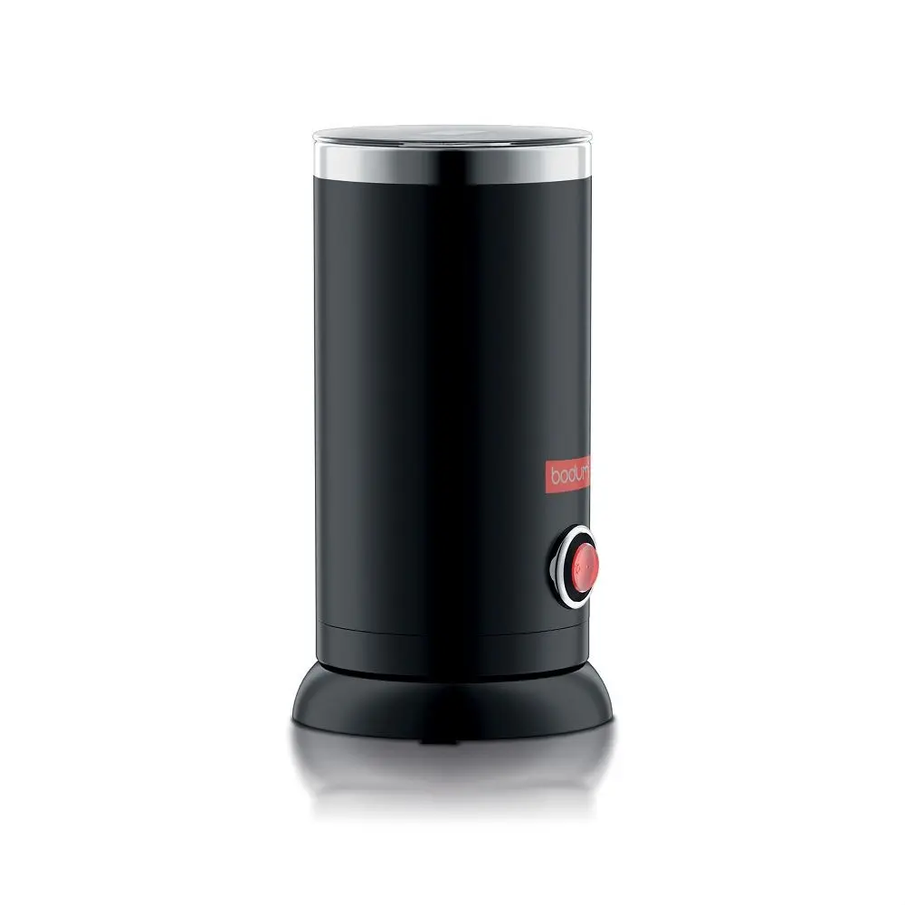 Bodum Automatic Milk Frother - Black, Electric Frother for Coffee, Kitchen Appliance for Coffee & Tea Preparation, Automatic Milk Frothier