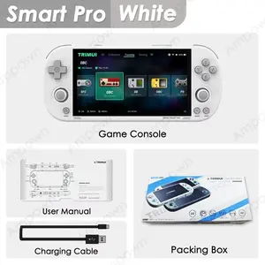 Trimui Smart Pro Handheld Game Console 4.96''IPS Screen Linux System Joystick RGB Lighting Smartpro Retro Video Game Player Gift TRIMUI
