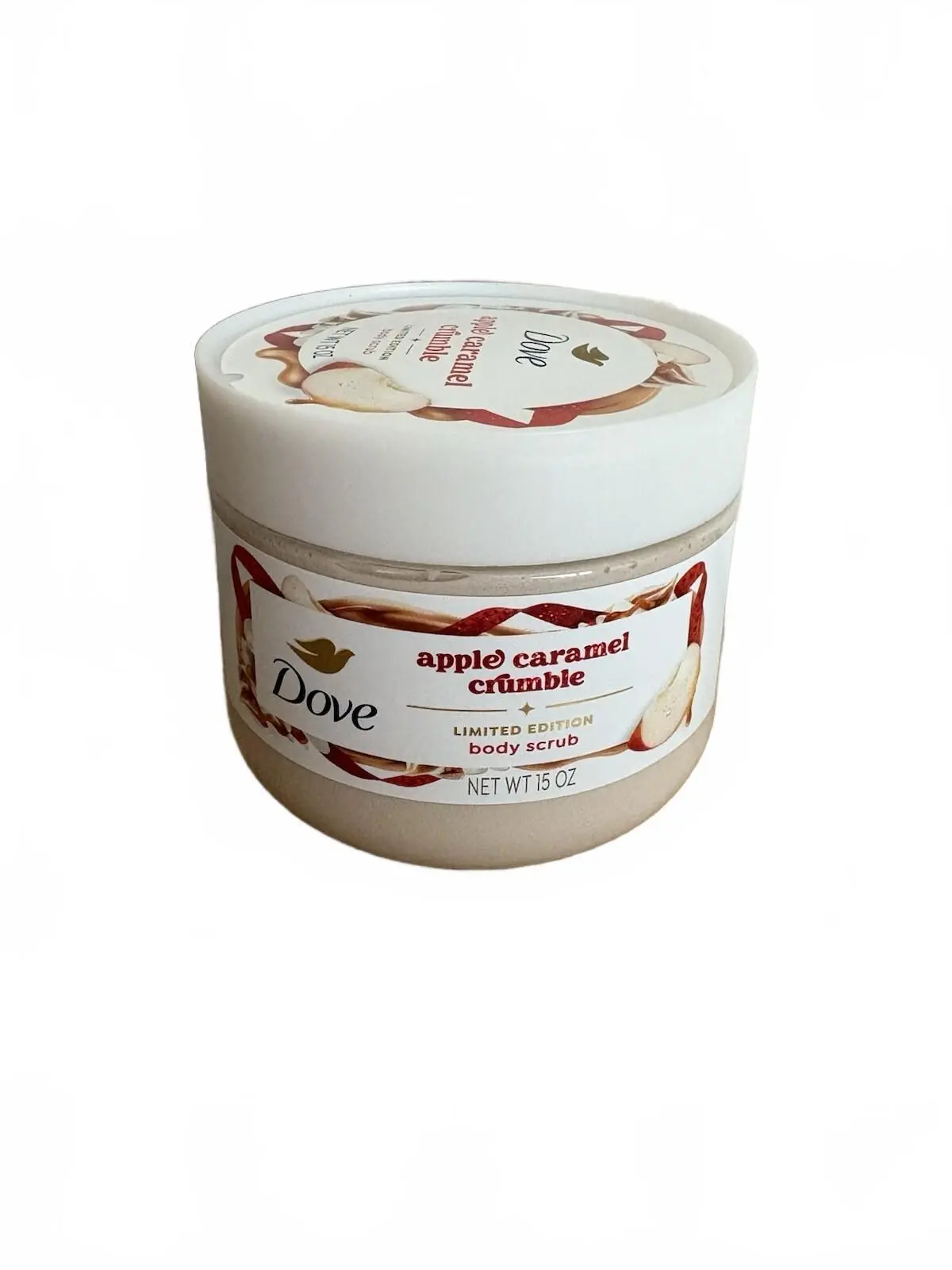 Limited Edition Dove Apple Caramel Crumble Body Scrub 15 oz Exfoliating Scrub
