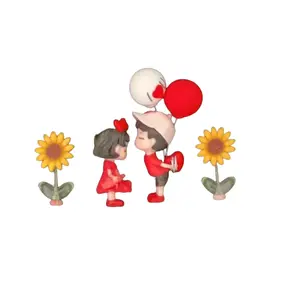 Cute Balloon Couple Car Dashboard Decor, Floral Decoration, Car Interior Accessories, Birthday Gift, Car Ornament, Car Interior Ornaments