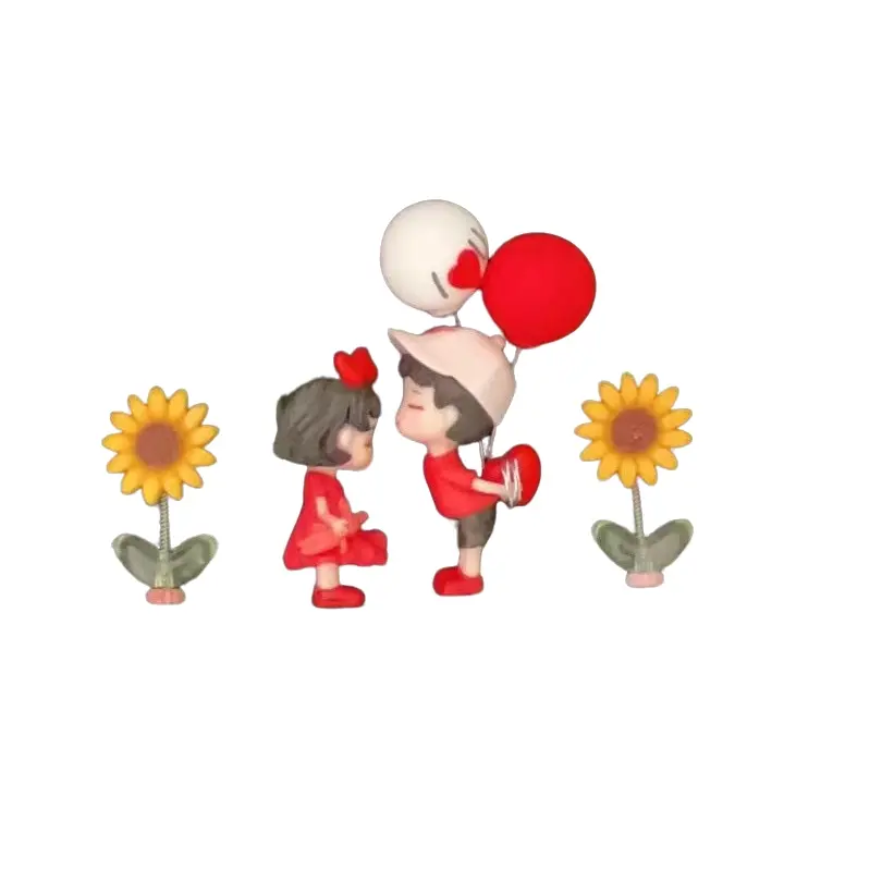Cute Balloon Couple Car Dashboard Decor, Floral Decoration, Car Interior Accessories, Birthday Gift, Car Ornament, Car Interior Ornaments, Car Decorations Interior, Car Interior Decorative