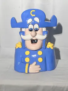 Captain Crunch- 13” Cookie Jar- Crabby Onion - Cereal- Mascot-Cap’n Crunch