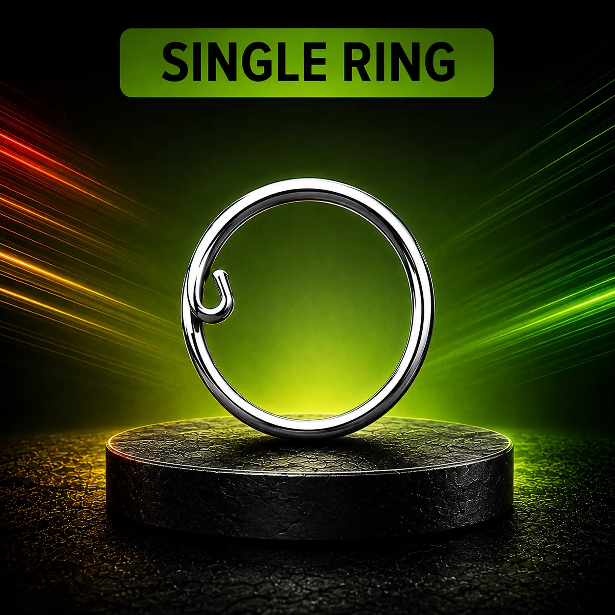 EZ Slide-On Key Ring (Single Item)