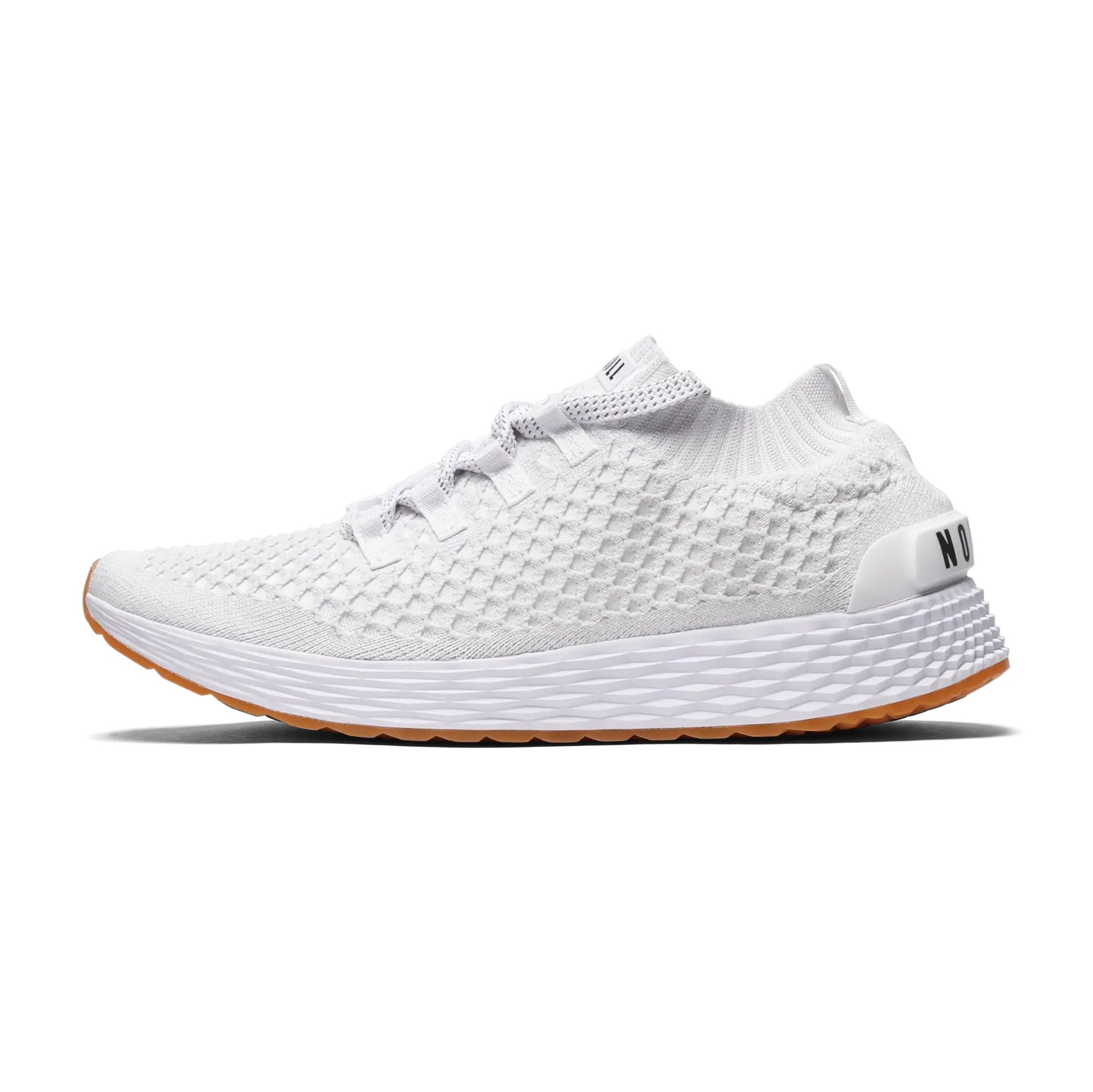 NOBULL Women's Allday Knit Shoe in White - Everyday Walking Sneaker, Comfortable Slip-On Shoe, Casual Trainer NOBULL Women's Allday Knit Shoe in White - Everyday Walking Sneaker, Comfortable Slip-On Shoe, Casual Trainer