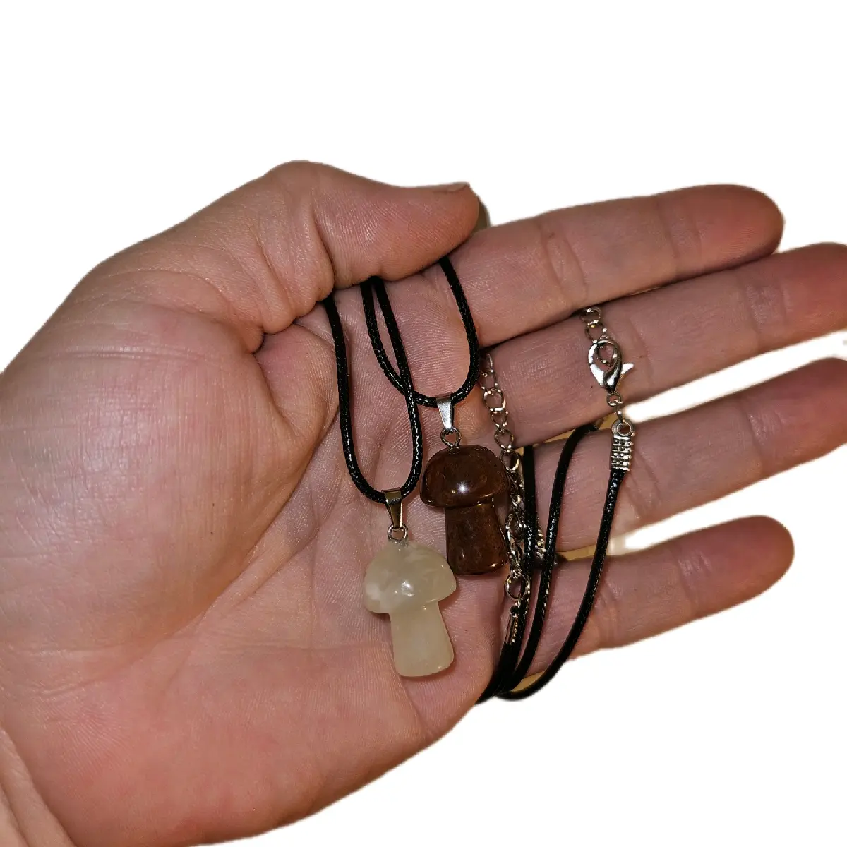 Mushroom, Star, Crescent Moon and Heart Shaped Pendant Necklaces for Women