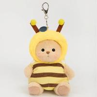 5.9 Inches Honey Bee Brown Mini Bear