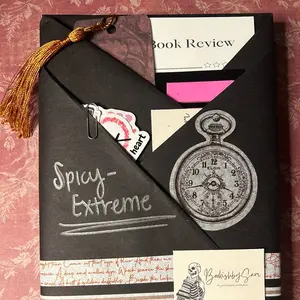 Blind Date with a Book & stickers, bookmark, highlighter, book annotating tabs, booktok, mystery book, book log, softcover Thriller Fantasy Spicy Romance & more