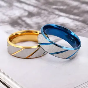1-Piece High-End Minimalist Double Finger Ring - European & American Trendy Couple's Fashion Ring