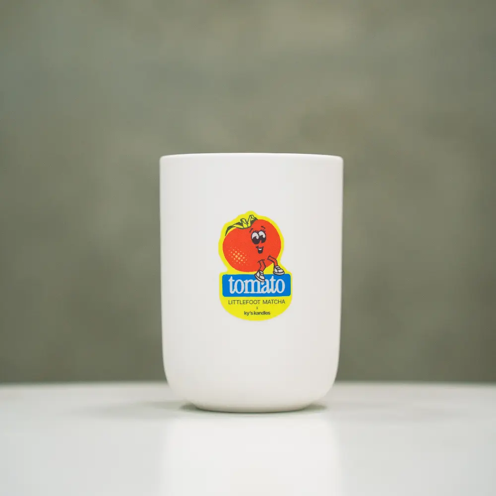 Tomato Soy Candle | Littlefoot Matcha x Ky's Kandles