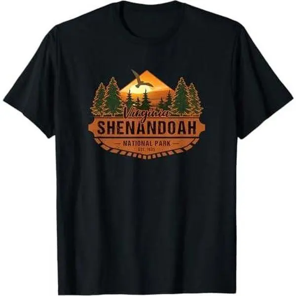 Shenandoah National Park Virginia USA Hiking Travel Souvenir T-Shirt