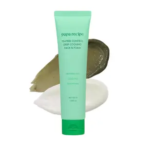 Papa Recipe Tea Tree Control Deep Cooling Pack & Foam (100ml / 3.38fl oz)