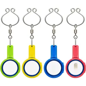 Fishing Knot Tying Tool, Fly Fishing Accessories for Tying Line to Fish Hooks - Gear and Equipment, Gadget to Tie Knots Quick and Easy - Stocking Stuffers & Gifts for Men (4 pcs)