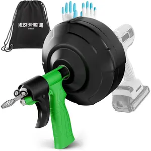 drain snake [25FT] - Auto Feed - plumbing snake for sink and drain unblocking - for real DYIs!