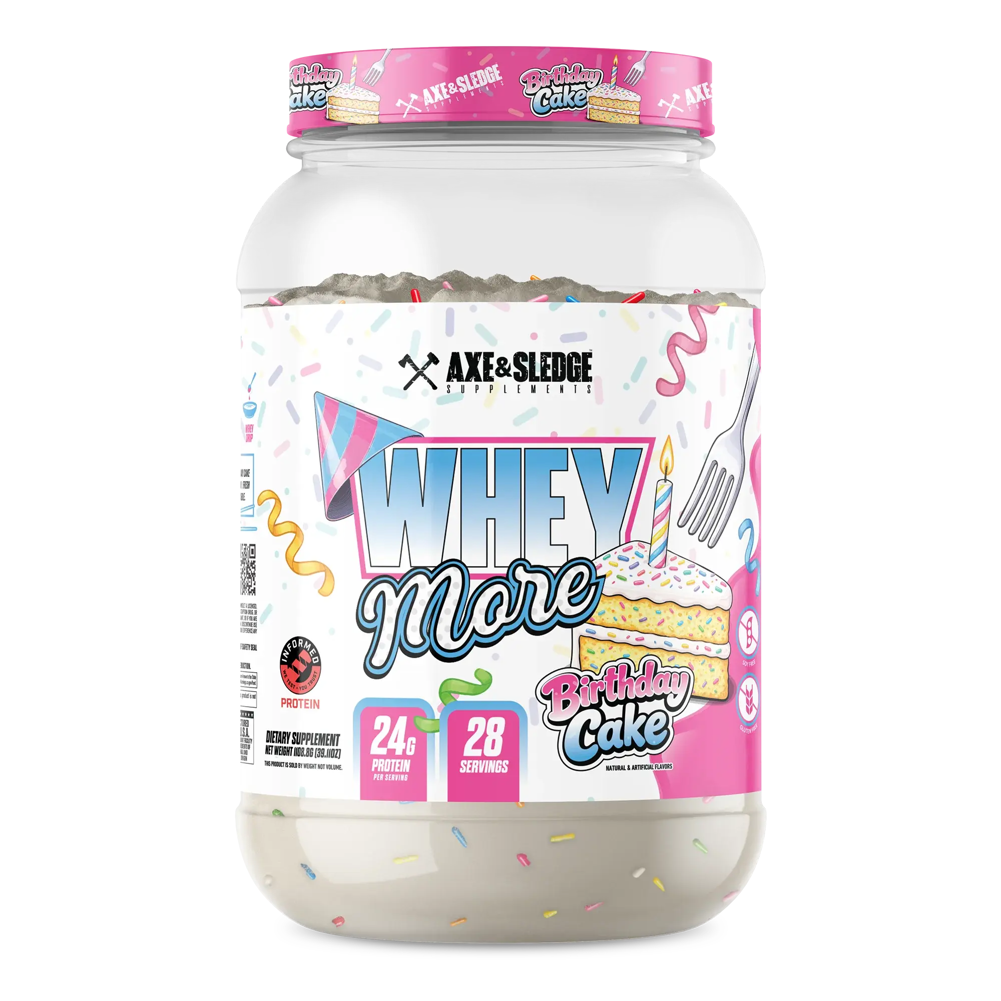 Axe & Sledge Whey More - Whey Protein Blend - 24g Protein Axe & Sledge Whey More - Whey Protein Blend - 24g Protein