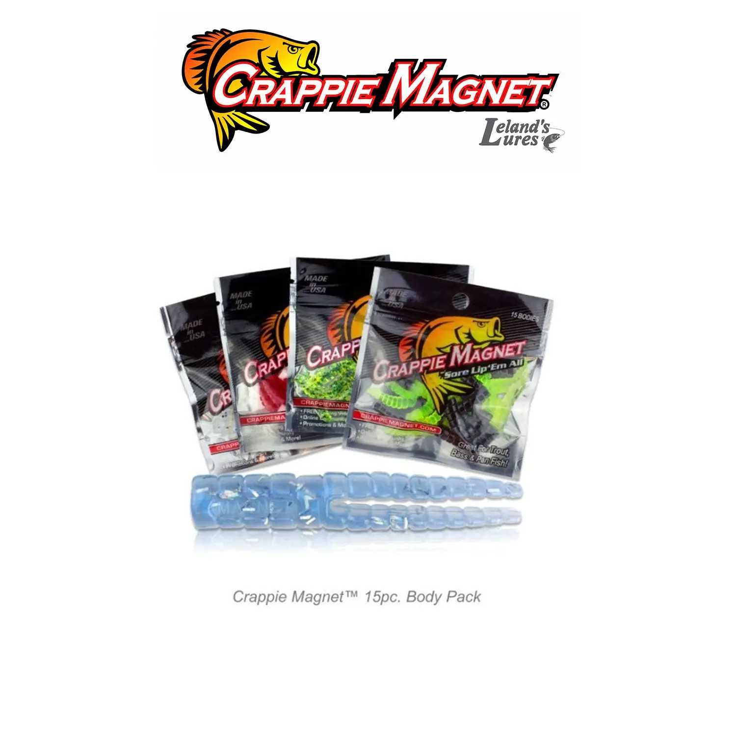 Crappie Magnet 15 Piece Body Packs Crappie Magnet 15 Piece Body Packs