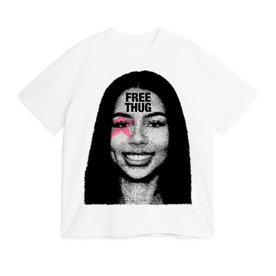 Men's Mariah The Scientist Free Thug Rapper Star Cotton T-Shirt - Limited Edition 818, Menswear Streetwear Top
