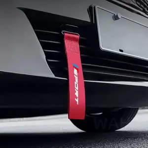 Car Decoration Trailer Bumper Strip, Sporty Style Front Rear Bumper Decor, Universal Car Racing Personalized Ribbon, Exterior Accessory, Trim Strip