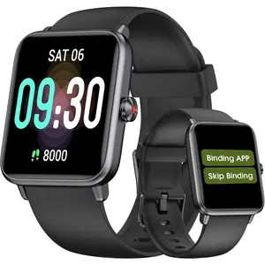 Senior Friendly Pedometer Watch No App or Phone Required, Waterproof Fitness Tracker with Step Counter Calories Counter Sleep Monitor, Simple Activity Watch for Walking Running Daily Exercise for Men Women