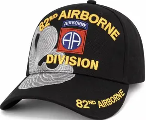 U.S Army 82nd Airborne Black Cap 0069