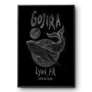 Gojira Dec 10 2025 In Lyon France Poster