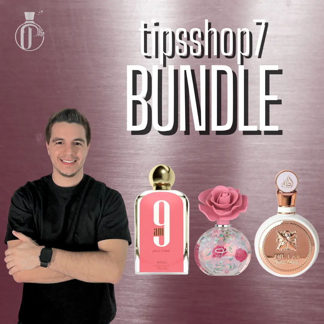 Tipsshop7 Bundle | Lattafa Fakhar + Lattafa Layaan + Afnan 9AM Pour Femme | Women's Fragrance | 100ML - 3.4 OZ | Eau De Parfum | Fruity - Floral, & Woody