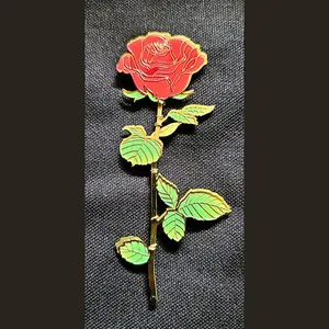 3D Rose Bookmarks for Physical Books - Vibrant Colors, Lightweight and Fashionable