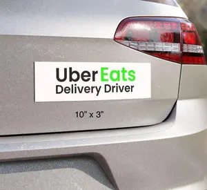 Car Magnets - Uber Eats Delivery Magnet, Food Delivery magnet, Vehicle Magnetic Sign, Car Door Sign, Food Delivery Driver Accessories
