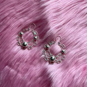 arracadas en plata Mexicana .925