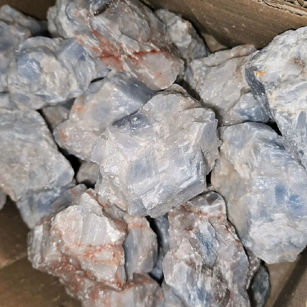 Raw Blue calcite - 1lb