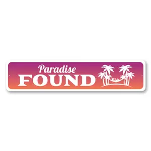 Paradise Found Sign