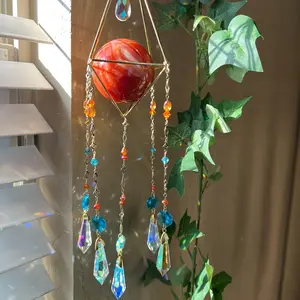Carnelian Sphere Suncatcher