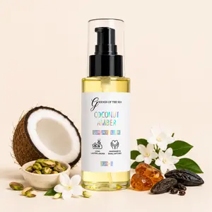 Coconut Amber Luxury Elixir Scented Body Oil Collection, Beauty & Personal Care Bath & Body Care Product