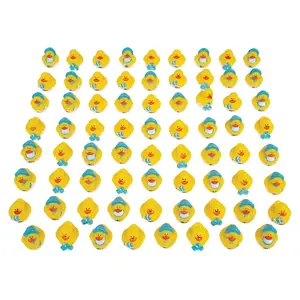 Bulk 72 Pc. Mini Baby Boy Shower Rubber Ducks