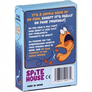 Grown Ups Go Fish Card Game Hilarious Party Game 2 Plus Players 52 Cards 13 Unique Pairs Edition