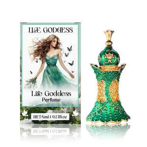 Tonfly Life Goddess Perfume for Women, Fresh Floral Scent, Boosts Confidence, 5ML Eau De Toilette, Single Item Liquid Form